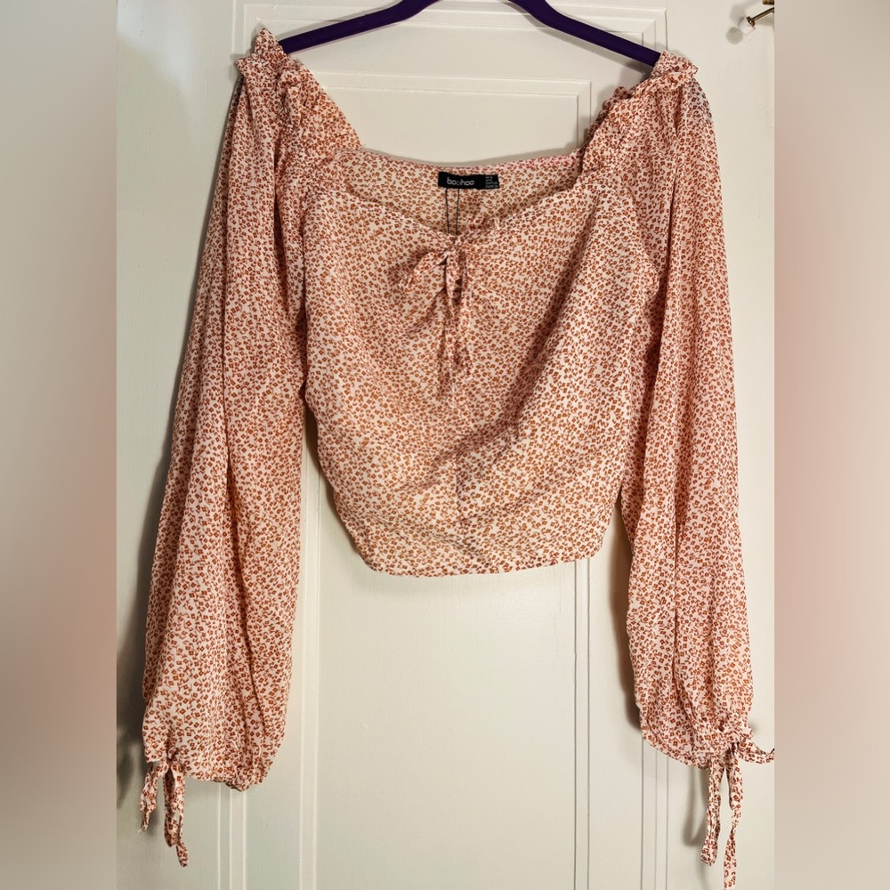 Floral long sleeve top new
